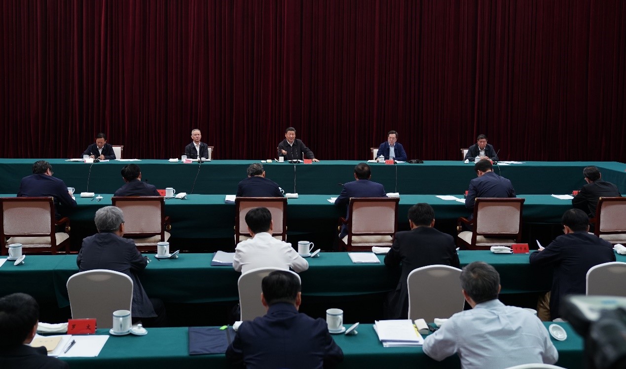 2019年5月20日至22日，中共中央總書記、國(guó)家主席、中央軍委主席習(xí)近平在江西考察，主持召開推動(dòng)中部地區(qū)崛起工作座談會(huì)并發(fā)表重要講話。新華社記者 謝環(huán)馳 攝 